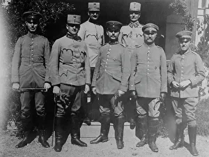 German Commanders awarded Iron Cross: Gen. Stolzman, Lt. Purtscher, Maj... between c1910 and c1915. Creator: Bain News Service