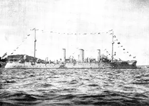 Territorial Prints: The German cruiser 'Gefion
