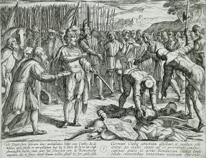 German Envoys Visit Civilis, Publshed 1612. Creator: Antonio Tempesta