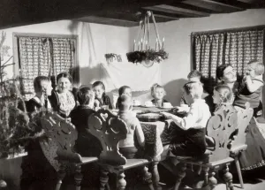 German family at Christmas, Germany, 1936 German family at Christmas, Germany, 1936