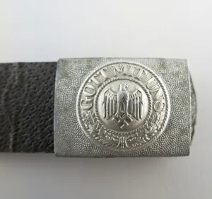 Historic Object Prints: German Heer (Army) Belt Buckle Gott mit uns (God with us), ca 1939-1941