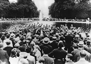 Occupied Prints: German military concert in the Garden of the Tuileries, Paris, 15 August 1940