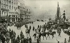W Stanley Macbean Knight Collection: The German Occupation of Lille, 1914, (1919). Creator: Unknown