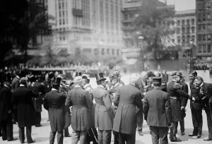 German officers in N.Y. between c1910 and c1915. Creator: Bain News Service