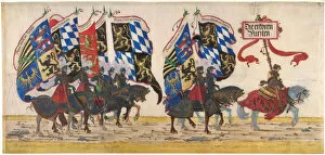 German King Collection: The German Princes, ca 1515. Artist: Altdorfer, Albrecht (c. 1480-1538)