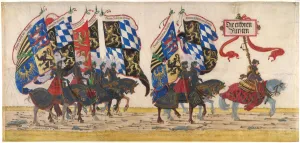 German King Collection: The German Princes, ca 1515. Artist: Altdorfer, Albrecht (c. 1480-1538)