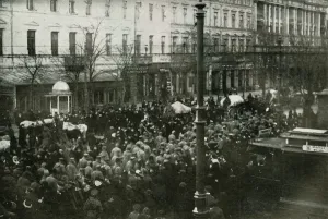 W Stanley Macbean Knight Prints: German Prisoners in Warsaw, (1919). Creator: Unknown