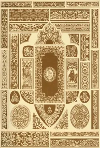 Latin Prints: German Renaissance ornaments from book covers, (1898). Creator: Unknown