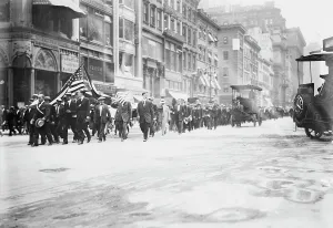 Broadway Prints: German Reservists, 4 Aug 1914. Creator: Bain News Service