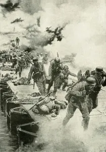 W Stanley Macbean Knight Prints: The German River of Fate, (1919). Creator: Unknown