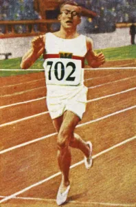 Athletics Gallery: German sprinter Joachim Büchner, 1928. Creator: Unknown