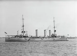Squadron Prints: German Squadron Visit To U.S. Battleship Stettin
