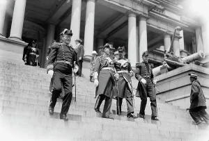 German Squadron Visit To U.S. German officers At Navy Dept. June 5. 1912. Creator: Harris & Ewing. German Squadron Visit To U.S. German officers At Navy Dept. June 5. 1912. Creator: Harris & Ewing