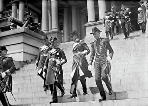 German Squadron Visit To U.S. German officers At Navy Dept. June 5. 1912. Creator: Harris & Ewing. German Squadron Visit To U.S. German officers At Navy Dept. June 5. 1912. Creator: Harris & Ewing