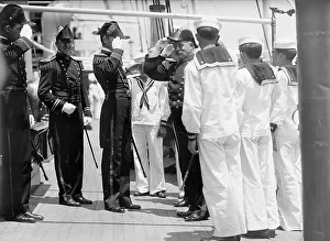 Squadron Prints: German Squadron Visit To U.S. Rear Adm