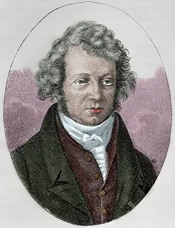 German writer Johann Wolfgang von Goethe, (19th century). Creator: Unknown