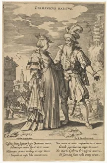 Sebastiaan Francx Prints: Germanicus Habitus, from Fashions of Different Nations. n. d. Creator: Pieter de Jode I