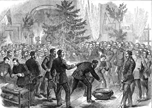 Invaders Prints: The Germans Christmas Eve in France, 1871. Creator: Unknown