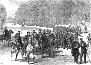 Invader Prints: The Germans in Paris: Prussian soldiers visiting the Gardens of the Tuileries