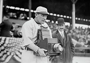 Camera Prints: Germany Schaefer, Washington AL (baseball), 1911. Creator: Bain News Service