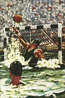 Olympic Games Collection: Germany win the water polo, 1928. Creator: Unknown