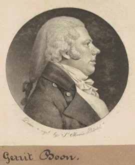 Refinery Prints: Gerrit Boon, 1801. Creator: Charles Balthazar Julien Fevret de Saint-Memin
