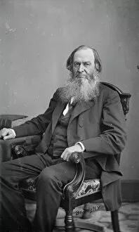 Reformer Collection: Gerrit Smith of New York, between 1855 and 1865. Creator: Unknown