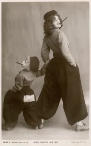 Trousers Collection: Gertie Millar, British actress and singer, c1906.Artist: Rotary Photo
