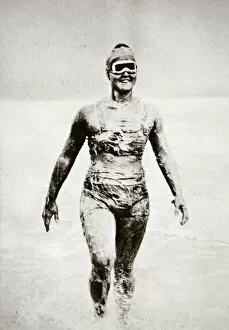 Swimsuit Gallery: Gertrude Ederle, American swimmer, 1926