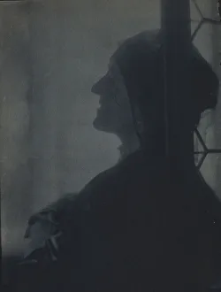 Kasebier Gertrude Prints: Gertrude Ka¨sebier, head-and-shoulders profile portrait