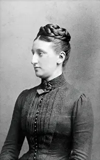 Plait Prints: Gertrude Keith, c1890s. Creator: G West & Son