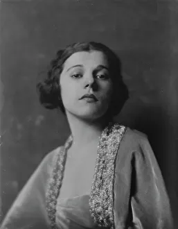 Haughty Prints: Gervais, Blanche, Miss, portrait photograph, not before 1916. Creator: Arnold Genthe