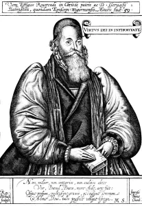 Bishop Of Worcester Gallery: Gervase Babington (1550?-1610) English churchman, c1620. Artist: Reginald Estracke