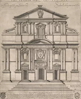 Images Dated 28th September 2020: The Gesu, Rome, from the Speculum Romanae Magnificentiae:, 1589. 1589