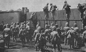 Getting into an Armoured Train, 1902