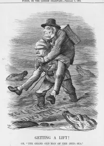 Crocodile Prints: Getting a Lift, 1884