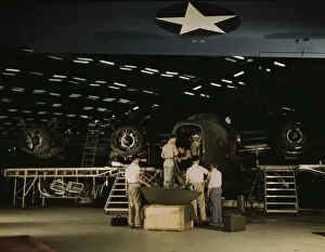 Hollem Howard Prints: Getting a nose door ready to put on a C-87
