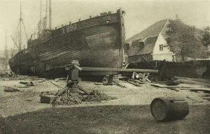 Edition 270 500 Prints: Getting Ready for Fishing, 1887. Creator: Peter Henry Emerson