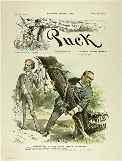 Cleveland Grover Prints: Getting Rid of the Spoils System Deadwood