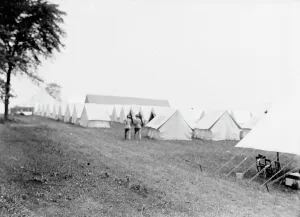 Gettysburg Reunion, 1913. Creator: Harris & Ewing. Gettysburg Reunion, 1913. Creator: Harris & Ewing