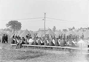Gettysburg - Vets. at mess, 1913. Creator: Bain News Service