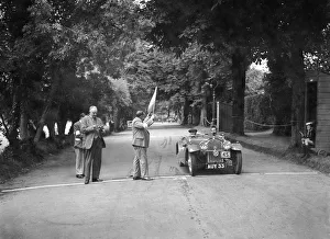 Goodall Prints: GH Goodalls 1936 Morgan 4 / 4, winner of a bronze award at the MCC Torquay Rally
