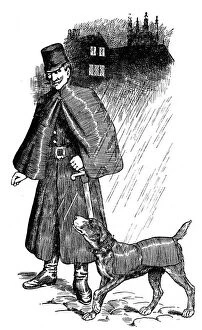 Rubber Collection: Ghent police dog, 1907