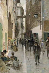 Jewish Life Prints: The ghetto of Florence