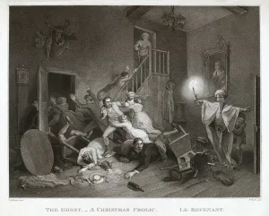 Fright Prints: The Ghost - A Christmas Frolic - Le Revenant, 1814