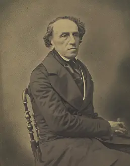 Giacomo Meyerbeer, 1853-1854. Creators: Nadar, Adrien Alban Tournachon