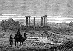 Palestine Asia Prints: The Giant Cities of Bashan - Suweldeh, 1873. Creator: Unknown