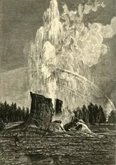 Harry Gallery: The Giant Geyser, 1872. Creator: W. J. Linton