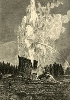 Harry Gallery: The Giant Geyser, 1872. Creator: W. J. Linton