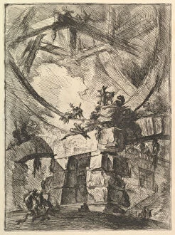Carceri Dinvenzione Gallery: The Giant Wheel, from Carceri d invenzioni (Imaginary Prisons), ca. 1749-50